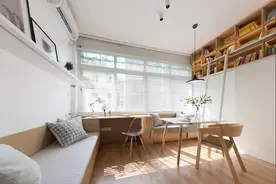 深圳一家四口挤28㎡小家，半平米不敢浪费，四房一厅太厉害了图片