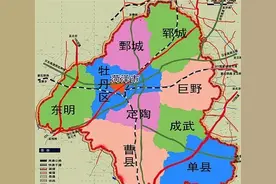 说说大省山东的菏泽市，以及著名的梁山泊图片