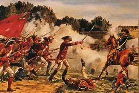 1814年，英军2500人攻破美国首都华盛顿，纵火焚烧了白宫图片