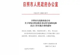 日照市印发《日照市既有多层住宅加装电梯试点工作实施方案》图片