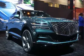 现代“GV80”正式亮相！车标酷似宾利，比X5还显豪华，若上市要火图片