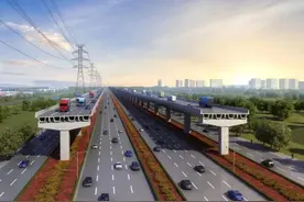 预制率95%以上，上海沿江通道浦东段进入实质性施工阶段图片