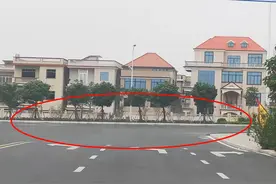 晕！路面标识指示“左拐”左拐后竟变逆行图片