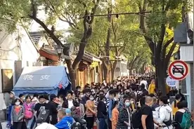 十一长假人山人海，甭管走哪都是人头，北京人一般都选择不出门儿图片