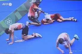 尴尬！铁人三项游泳后多名选手呕吐，疑似水质引起，网友：化粪池图片