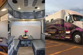 美国的夫妻车长啥样，相比之下JH6+生活舱都黯然失色图片