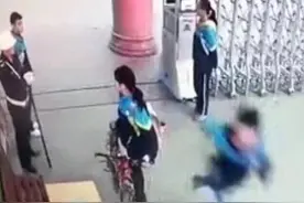 小学生迟到急速奔跑，监控只拍到残影：只要够快，监控就拍不到我图片