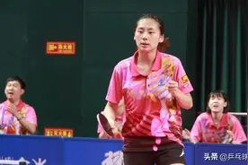 怎么又是你？全运会赛场，17岁小将在女团女单混双，被王曼昱三杀图片
