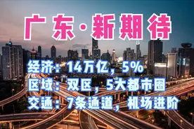 广东2025：牛！GDP 14万亿，5大都市圈，6个国家级新区，7条大通道图片
