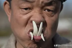 男子为练成能吓哭小孩的非遗绝技，嘴巴整整溃烂3年：这就是艺术图片