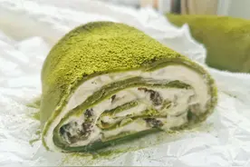 免烤箱！在家做网红毛巾卷，一口平底锅就搞定，不用黄油也能做图片