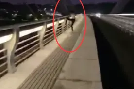 因感情问题一时想不开！南宁大桥一女子跳江，视频疯传图片