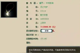 大话西游2：价值128888元的项链，炼化属性才忽视抗混2图片
