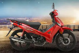 大阳125弯梁车，配高规格宽轮胎，6L加大油箱，比踏板车更好使图片