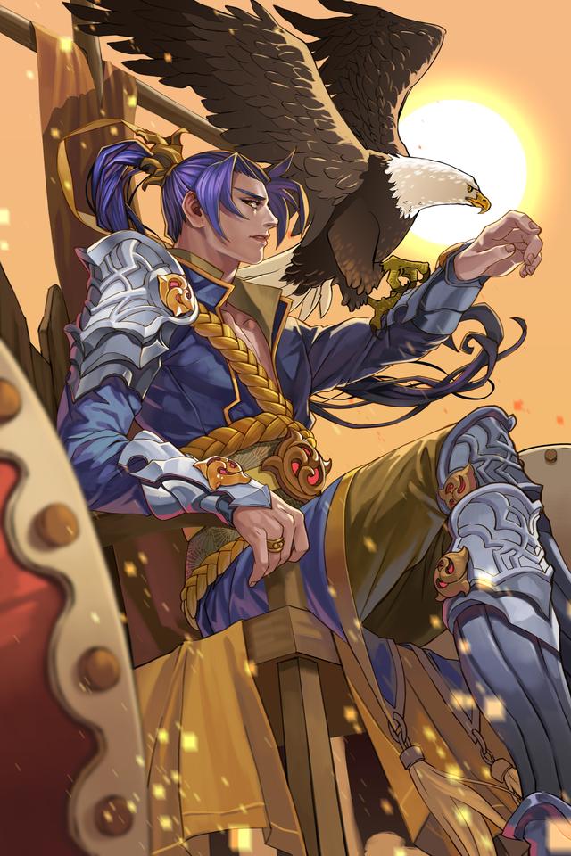 唯美国漫风格《三国罗曼史》游戏卡牌高清原画 女性版三国人物欣赏