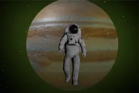 木星是气态星球，人站在木星上会发生什么？会贯穿木星吗？图片