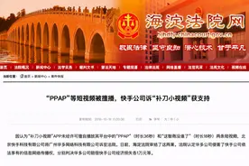快手首次发布视频领域IP诉讼典型案例图片