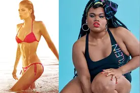 CK换掉性感内衣模特，新模特被批“黑丑肥”？！全网恶嘲图片