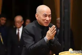 柬埔寨国王诺罗敦·西哈莫尼陛下登基17周年图片