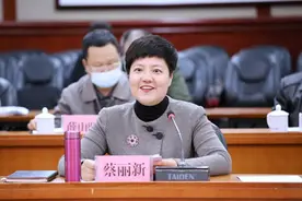 蔡丽新，成全国最年轻女性​省部级领导图片