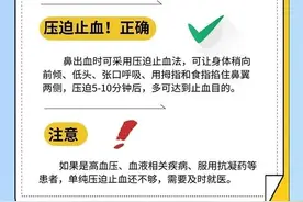 科普 | 夏季干燥，鼻出血该怎么办？仰头、高抬手……这些方法都不对！图片