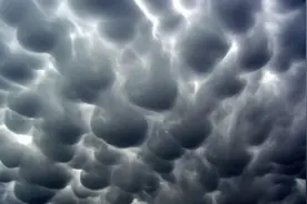 河北出现罕见的“乳状云”，是怎样形成的？云层是否能预示灾难？图片