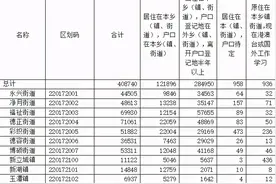 长春净月高新区第七次全国人口普查主要数据情况图片