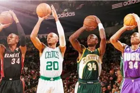 NBA绝杀时刻：煮酒论英雄——三分“君子剑”雷·阿伦一战封神图片