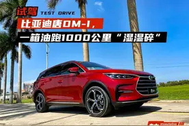 试驾比亚迪唐DM-i，一箱油跑1000公里毫无压力，驾控有趣图片