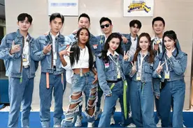 《跑男9》珠海站路透：蔡徐坤身材绝了，一旁的杨颖才吸精图片