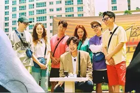 running man难逃5年魔咒，李光洙深情告别成员…图片