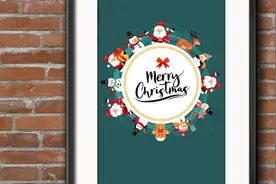 2000G资源之圣诞节贺卡模板图片