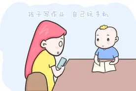 你总这样陪孩子写作业，不鸡飞狗跳才怪图片