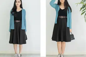 90斤 VS 120斤，穿同一件裙子到底有什么区别？图片