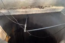 老黄牛跌入15米深水井 消防灌水巧救牛图片