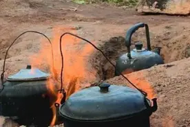 重庆“地火村”走红，燃烧近60年从不熄灭，居民竟利用它烧水煮饭图片