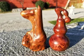 怎么玩天寸木手把件？配对、完木、年龄、花纹、包浆、色变图片
