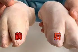 买猪蹄，要分清“前蹄”和“后蹄”，口感差别很大，买错后要吃亏图片