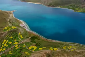 广州夫妻自驾西藏DAY13，阴雨天航拍羊卓雍措，卡若拉冰川太震撼图片