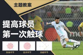 提高球员第一脚触球及控球能力的教案：培养杀手般的第一脚触球图片