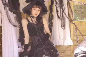 暗黑系洛丽塔黑裙之美图片