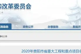 2020年贵阳市省重大工程和重点项目有哪些？快戳进来看看图片