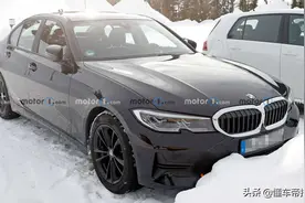 新车｜换曲面一体大屏？新款宝马3系内饰谍照曝光，PK奔驰C级图片