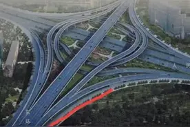 邯郸中华南立交桥建成后才发现的致命隐患图片