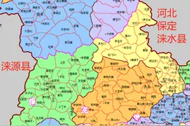 保定涞水县15镇、涞源县17镇的变迁：人口、土地、工业…最新统计图片