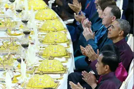 看完美日韩三国的国宴，再看看中国的，网友：没有对比就没有伤害图片