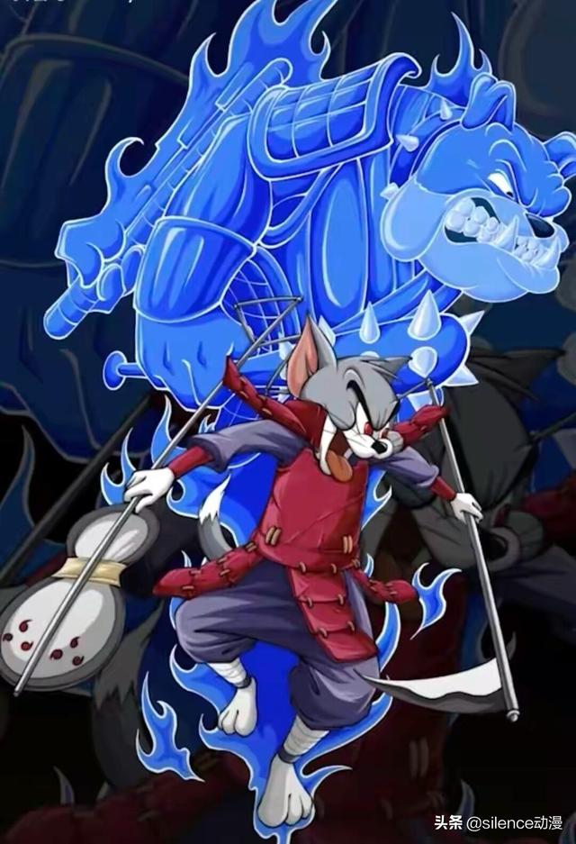 当猫和老鼠碰上火影忍者，鼬神的须佐还是霸气，带土没有须佐尴尬