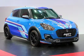 2022款铃木雨燕实拍，1.2T+CVT，全新悬浮车顶真帅气图片