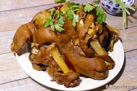 70买一颗羊头，做五香羊肉，软烂脱皮，直接下手抓着吃，太香了图片