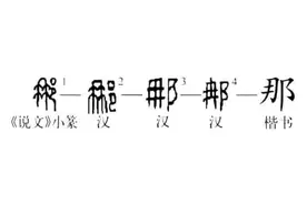 汉字探源：那及那姓图片